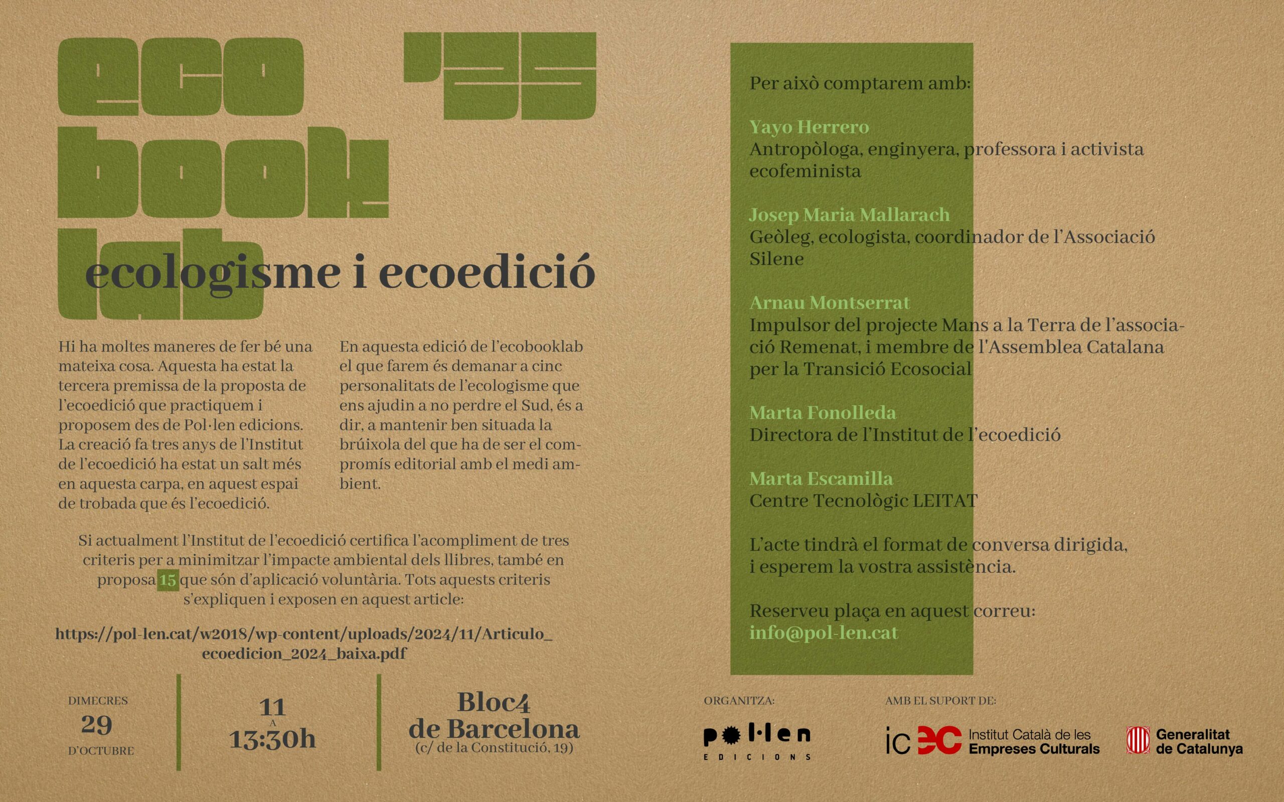 Ecobooklab Barcelona